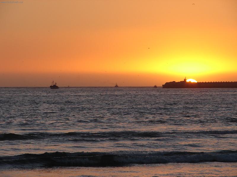 Foto: Z�pad nad Atlantikem